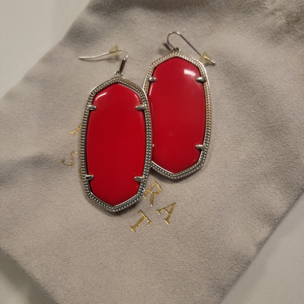 Kendra Scott Danielle Red Earrings